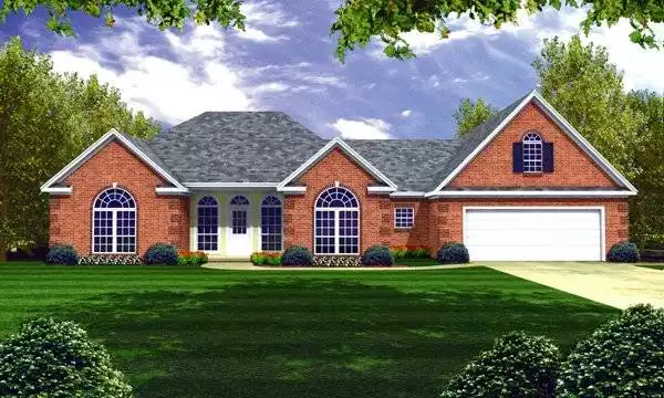 image of ranch house plan 5752