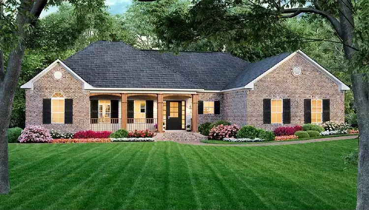 image of ranch house plan 5727