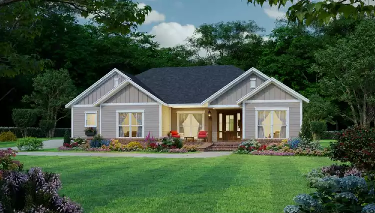 image of ranch house plan 6532