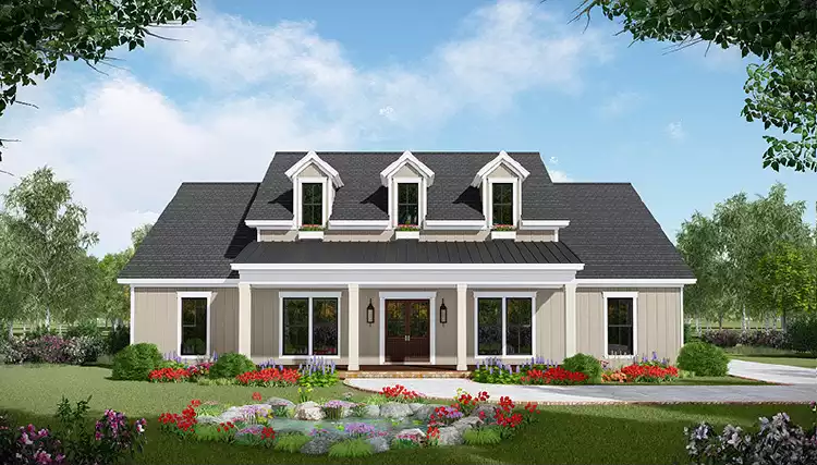image of ranch house plan 4454