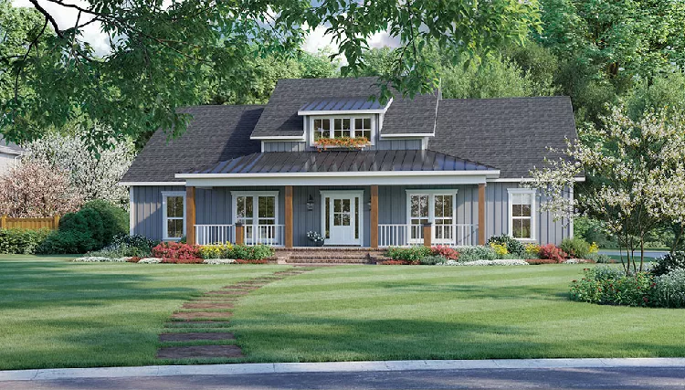 image of ranch house plan 8785