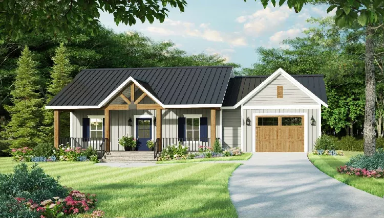 image of ranch house plan 9921