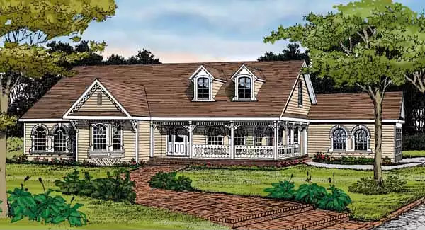 image of victorian house plan 4611