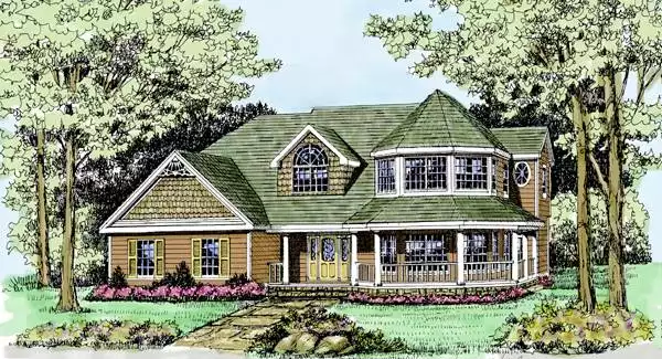 image of victorian house plan 3706
