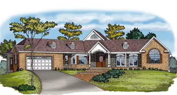image of farmhouse plan 5553