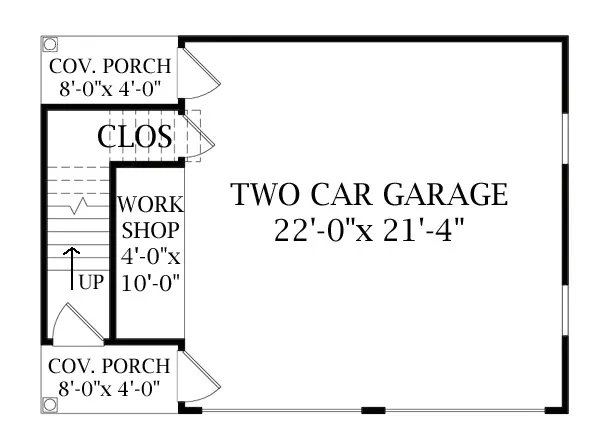 Plan: Included Detached Garage