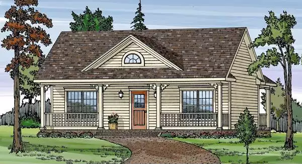 image of ranch house plan 6645
