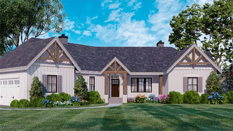 image of ranch house plan 4421