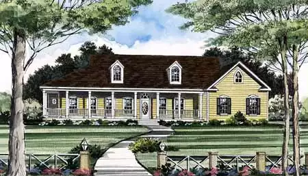 image of ranch house plan 3762