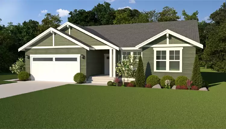 image of ranch house plan 7113