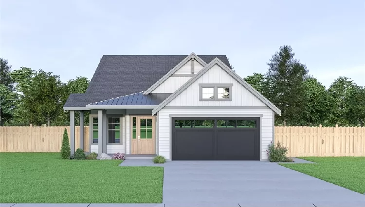 image of ranch house plan 8468