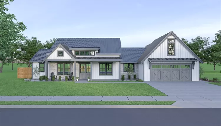image of ranch house plan 8520