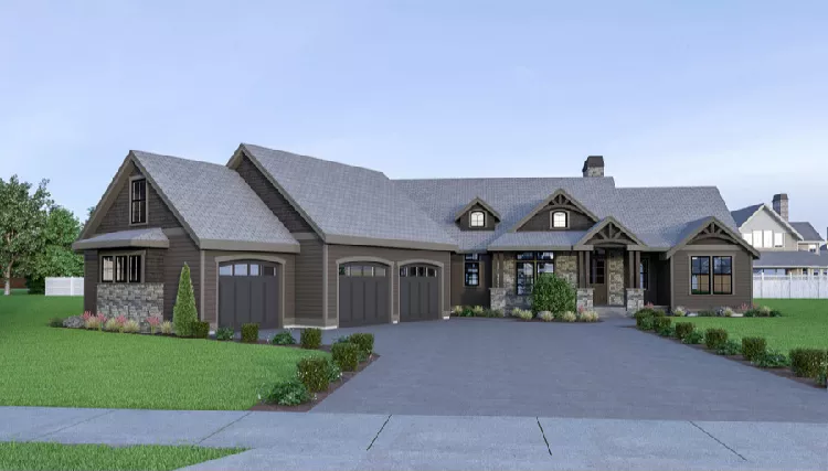 image of ranch house plan 8542