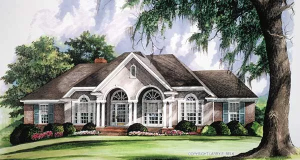 image of ranch house plan 8393