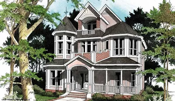 image of victorian house plan 8406