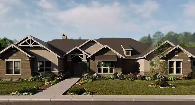 image of ranch house plan 2207