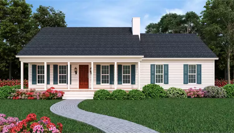 image of southern house plan 5458