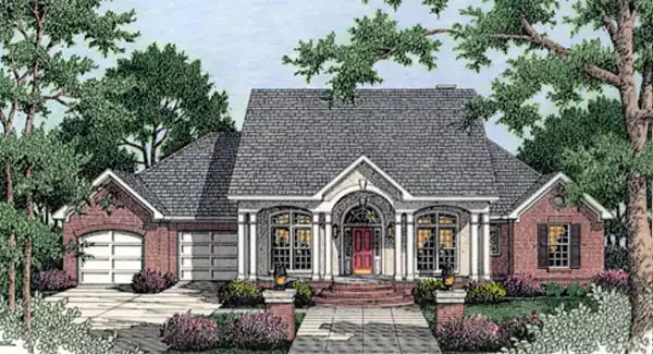 image of cottage house plan 3616