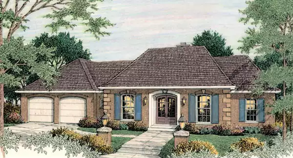 image of french country house plan 5314