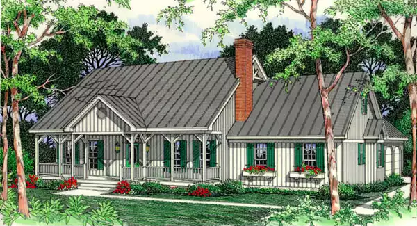image of cottage house plan 3459