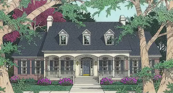 image of cottage house plan 3476