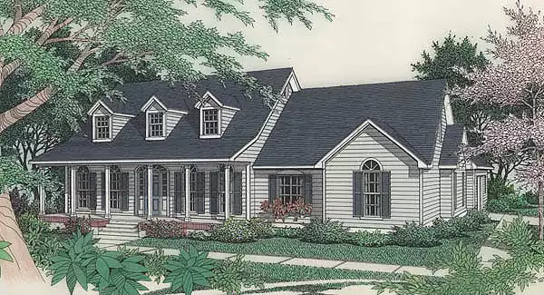 image of cottage house plan 3482