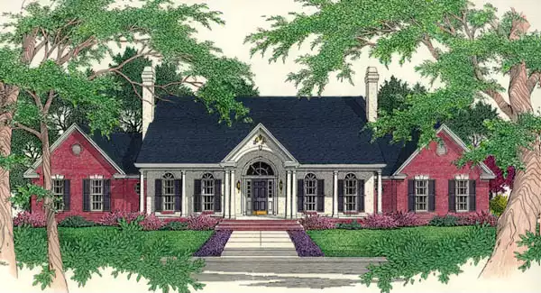 image of cottage house plan 3483