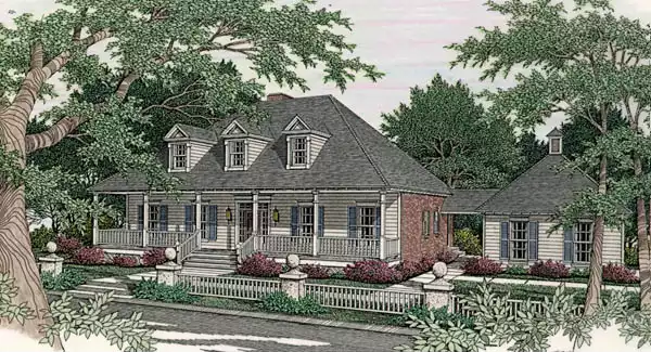 image of cottage house plan 3484