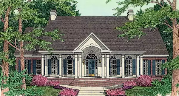 image of cottage house plan 3495