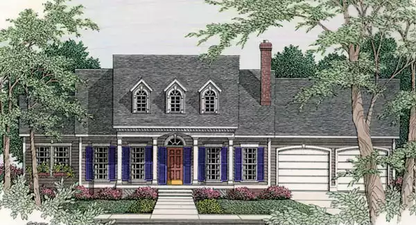 image of cottage house plan 3504