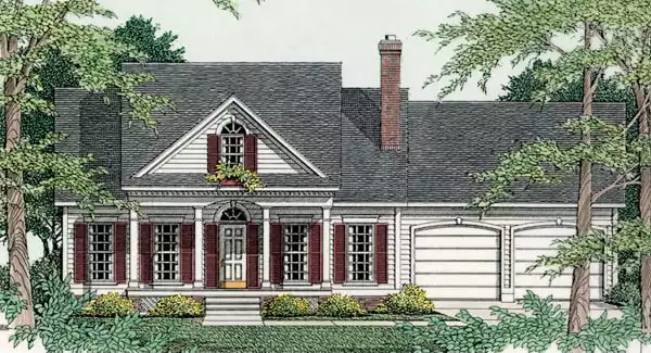 image of cottage house plan 3505