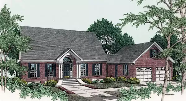 image of cottage house plan 3529