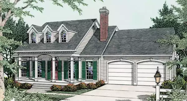 image of southern house plan 3543