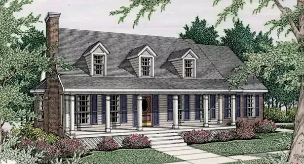image of southern house plan 3631