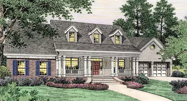 image of country house plan 3634
