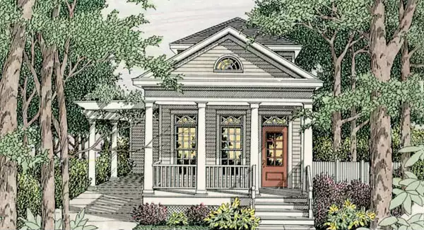 image of southern house plan 3637