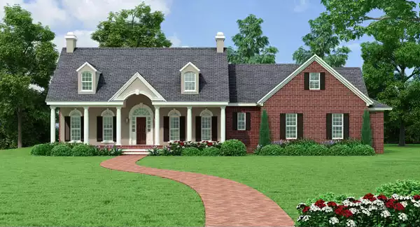 image of southern house plan 5558