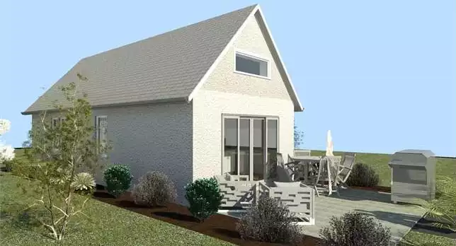 image of beach house plan 4296