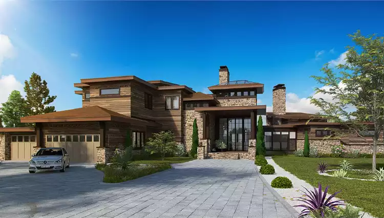 image of contemporary house plan 1006