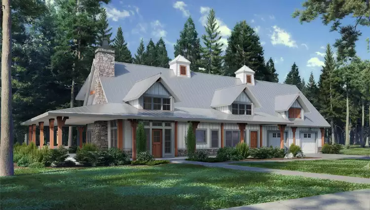 image of country house plan 9147