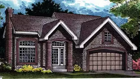 image of bungalow house plan 1423