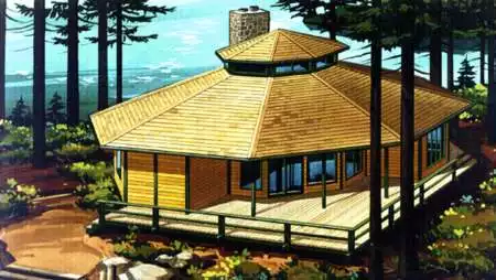 image of beach house plan 1400