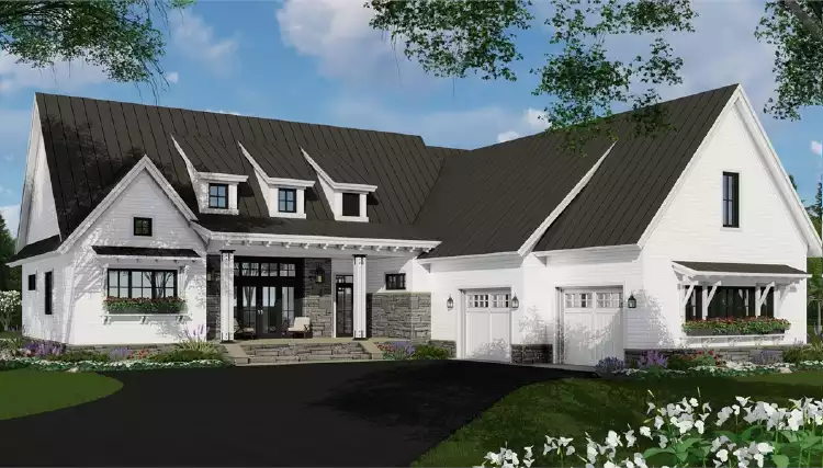 image of ranch house plan 6935
