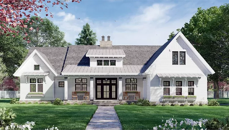 image of ranch house plan 8777