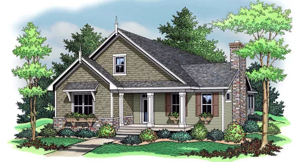image of ranch house plan 9685