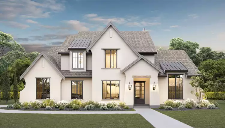 image of 2 story country house plan 8046