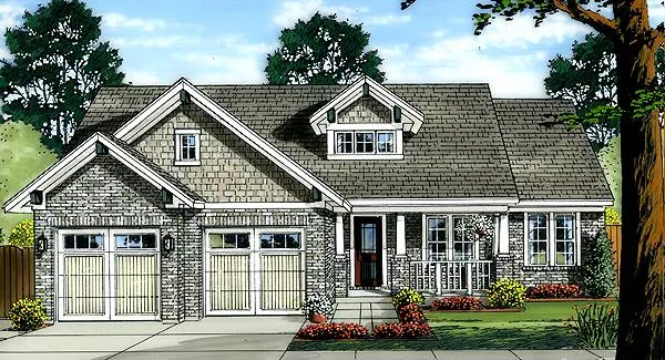 image of ranch house plan 9173