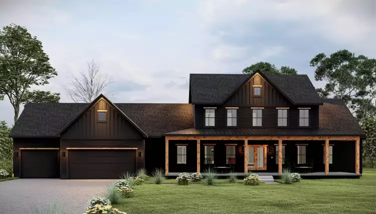 image of southern house plan 6887