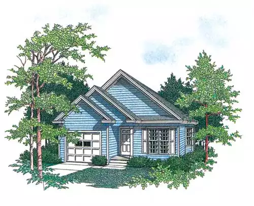 image of southern house plan 1008