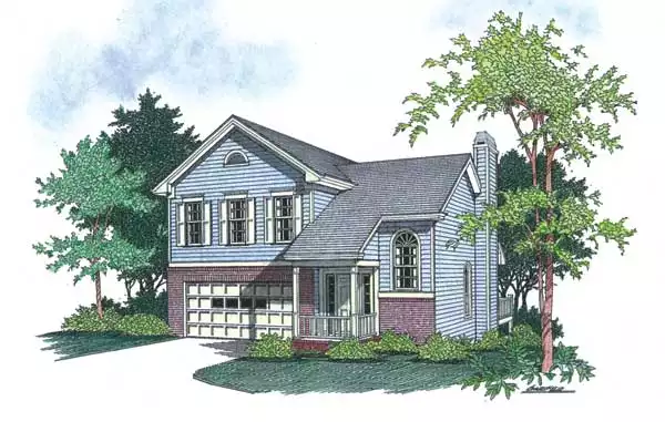 image of southern house plan 1016